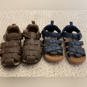 Two boy’s Carter’s summer sandals size 5